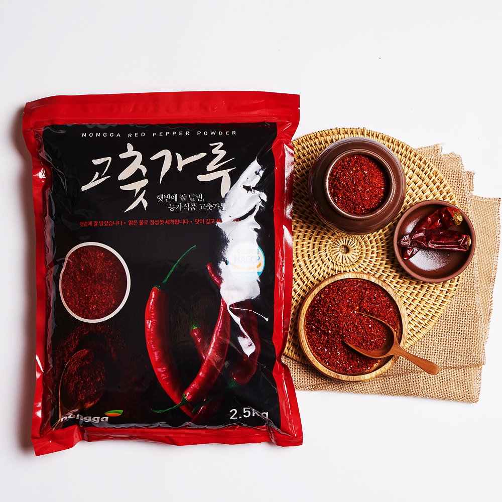 국산 중국산 혼합 칠대삼 고춧가루 2.5kg 맵기 조절 김치용 : 농가식품 스토어