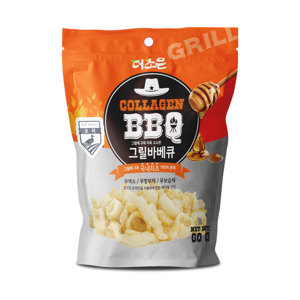 강아지 더조은 그릴 바베큐 60g 연어 오리 치킨 한우 4종 애견 간식 : 댕냥아놀자
