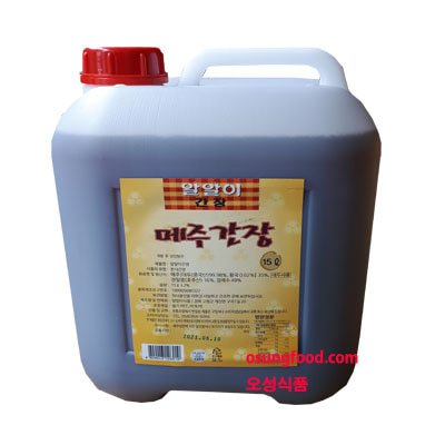 조선간장 알알이국간장15L : 진화푸드