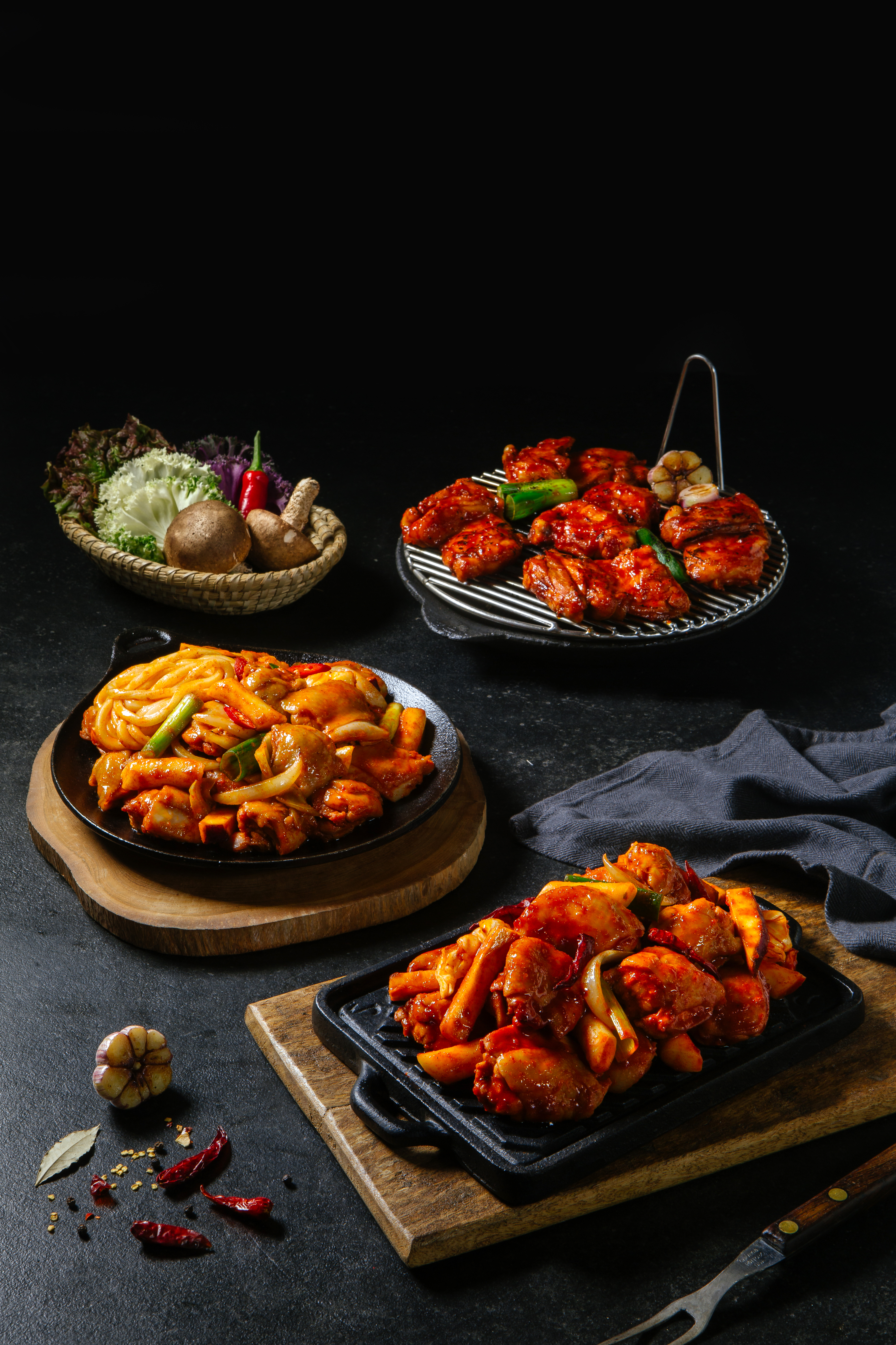 햇님푸드 춘천 햇님이네 닭갈비 1kg  (고유맛,매운맛) : 키아라 CHIARA