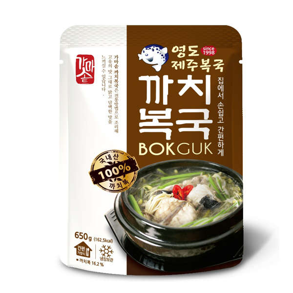 까치복국 650g x 10개 복어국 : 초록바구니