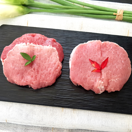 무항생제 한돈 돼지 등심 500g 국내산 한돈 돈까스 카레 잡채 돈 전감 : 초은농장
