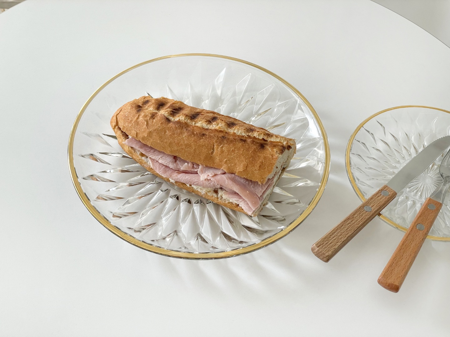 [린더키친] 다이아 골드플레이트(2 size), 카페접시,디저트접시 : 린더키친