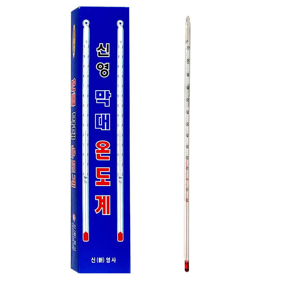 신영사 3000막대온도계/10개입/알콜온도계 : 토루랜드
