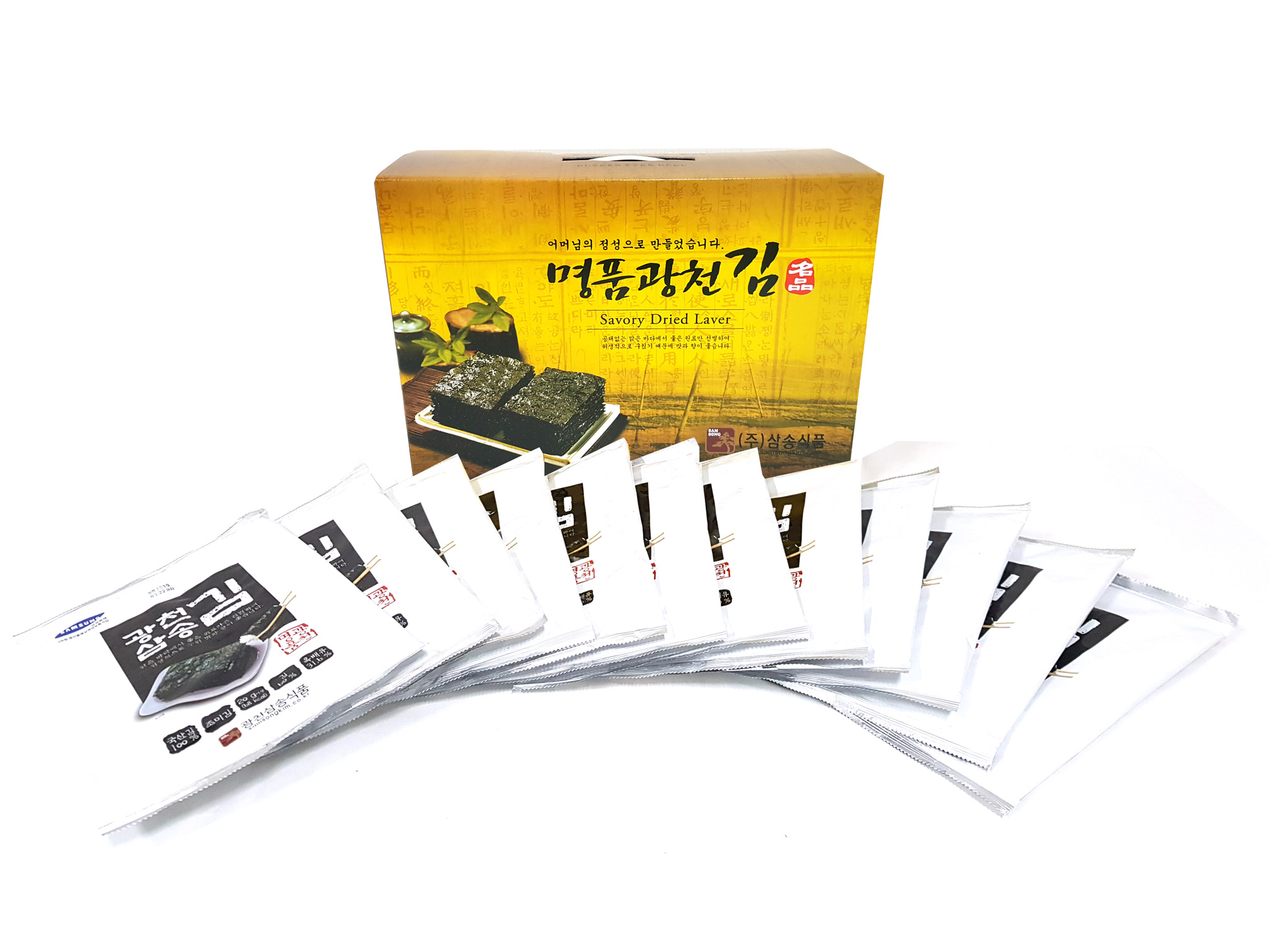 [광천김]삼송재래김 전장12봉 (조미김/전장용김) : 광천삼송식품