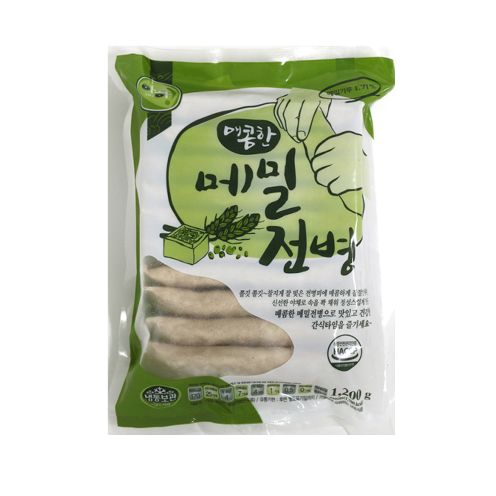 아하 매콤한 메밀전병 1200g 아이스박스포함 무료 : 미채움푸드