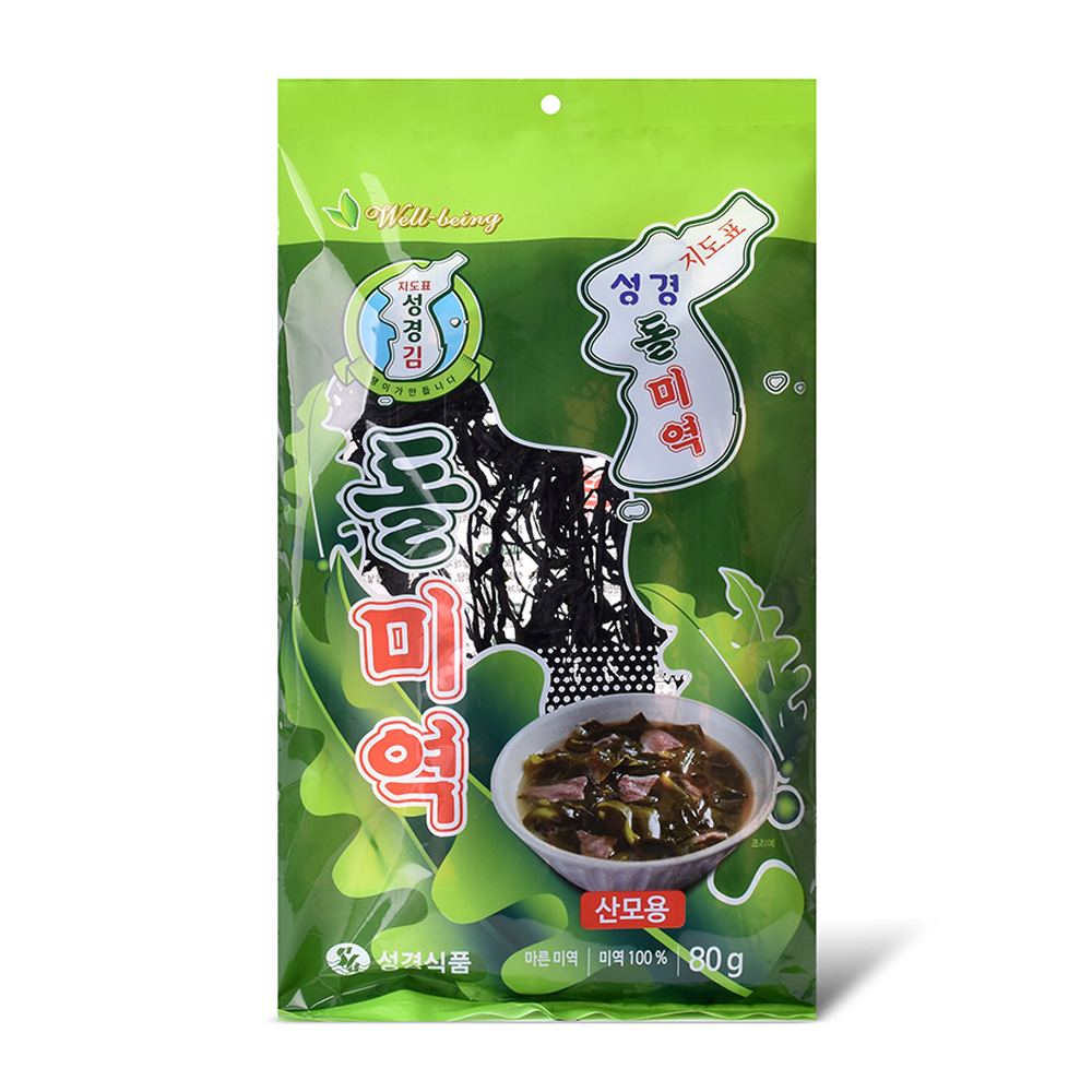 [성경김본사] 돌 미역 80g : 주식회사 성경식품