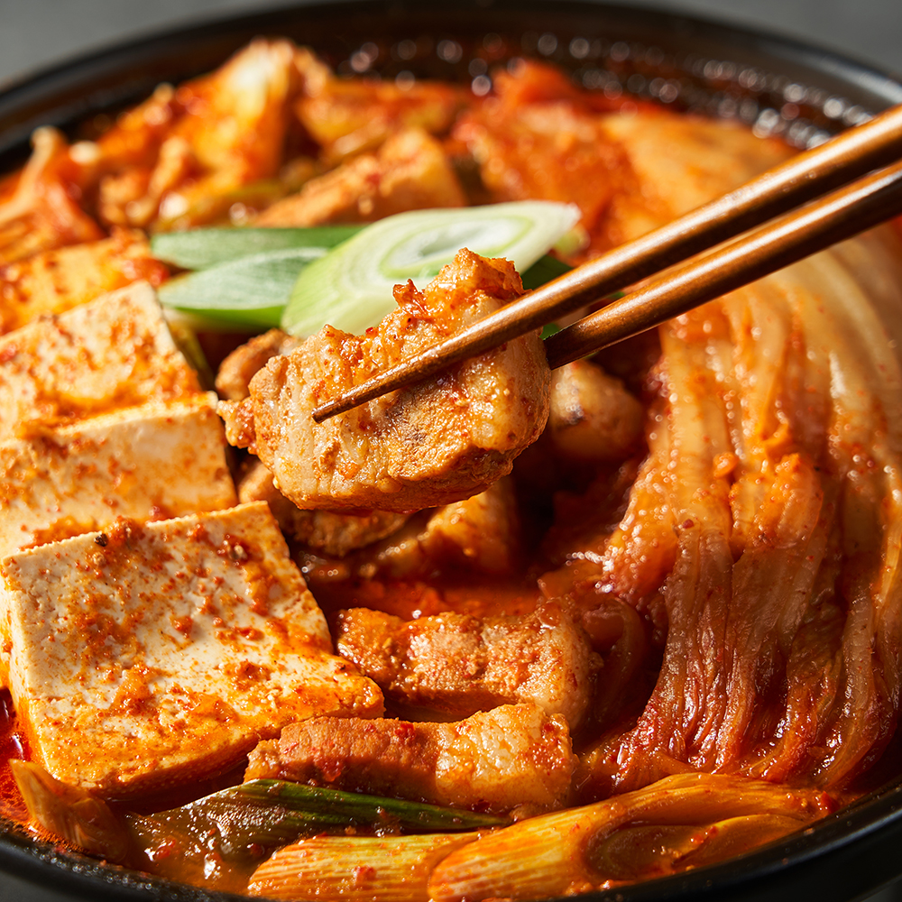 김치찌개 삼겹살묵은지 865g 2인분 밀키트 : 쿠킹박스 심쿡