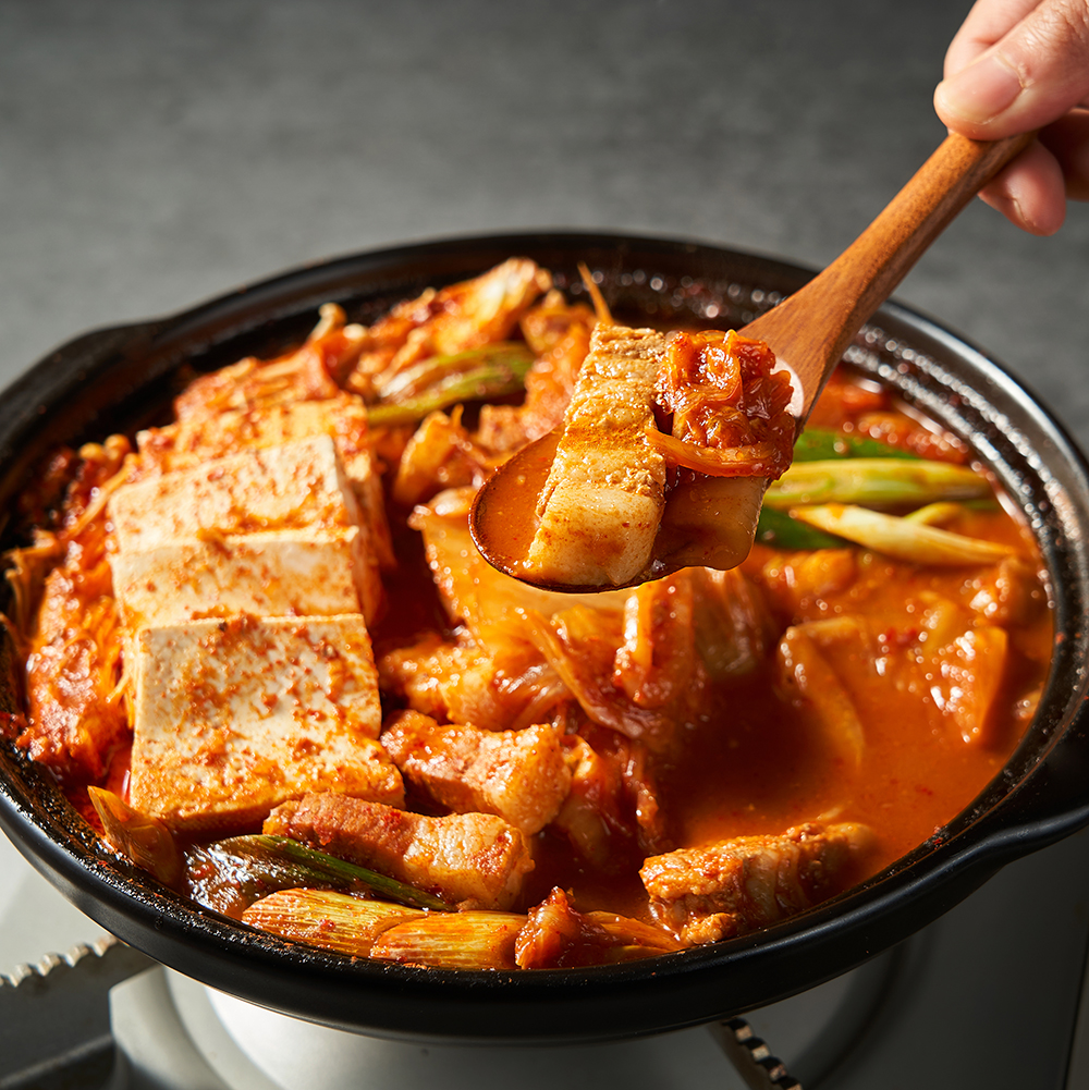 김치찌개 삼겹살묵은지 865g 2인분 밀키트 : 쿠킹박스 심쿡