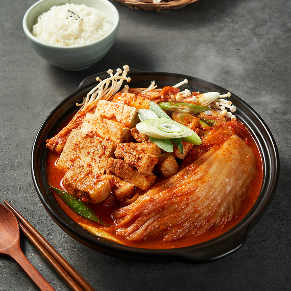 김치찌개 삼겹살묵은지 865g 2인분 밀키트 : 쿠킹박스 심쿡