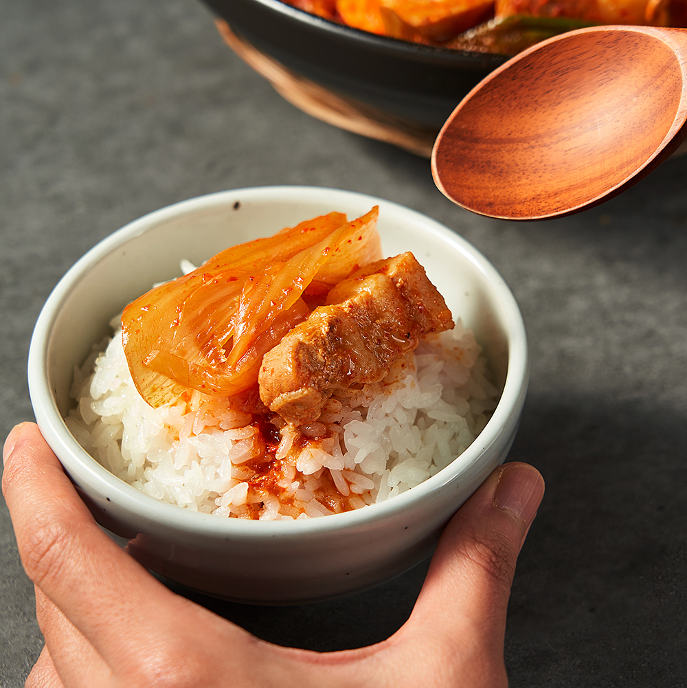 김치찌개 삼겹살묵은지 865g 2인분 밀키트 : 쿠킹박스 심쿡