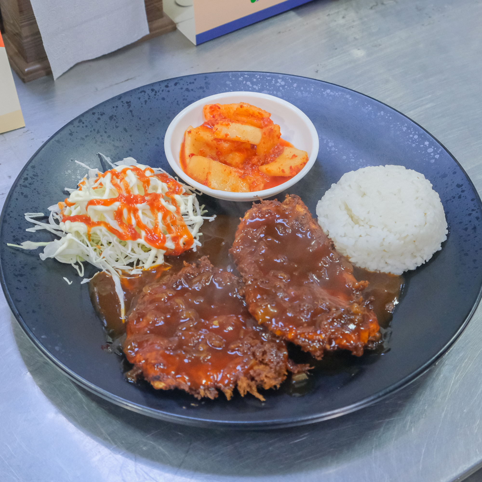 [양산시 배달] 부드러운 국내산 돈가스 1인분 [덕계 은이네분식] : 동네시장 장보기