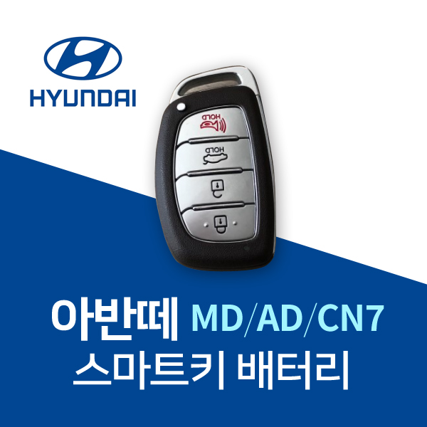 현대자동차 스마트키 배터리 키 차키 건전지 밧데리 (5알) : 봉봉스토