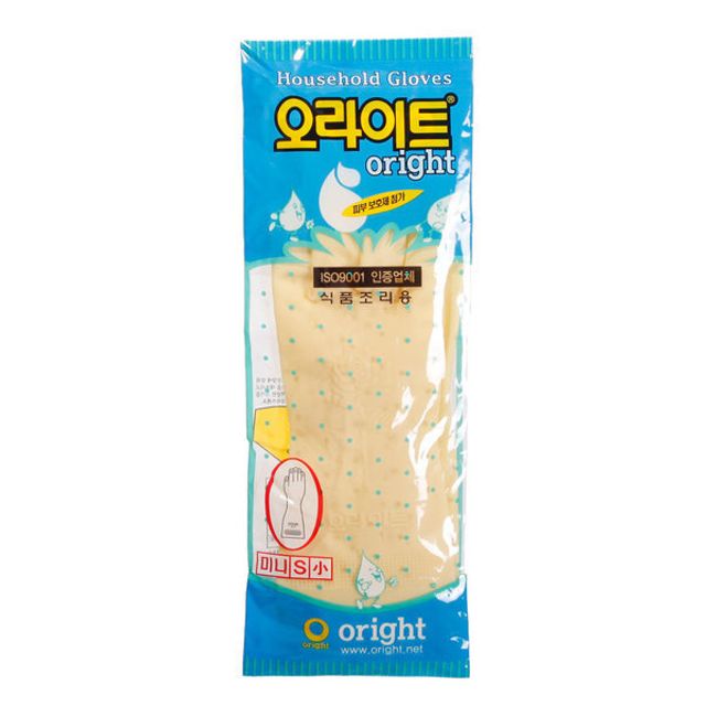 오라이트 고무장갑 미니(소) 식품조리용 : 늘품잡화몰