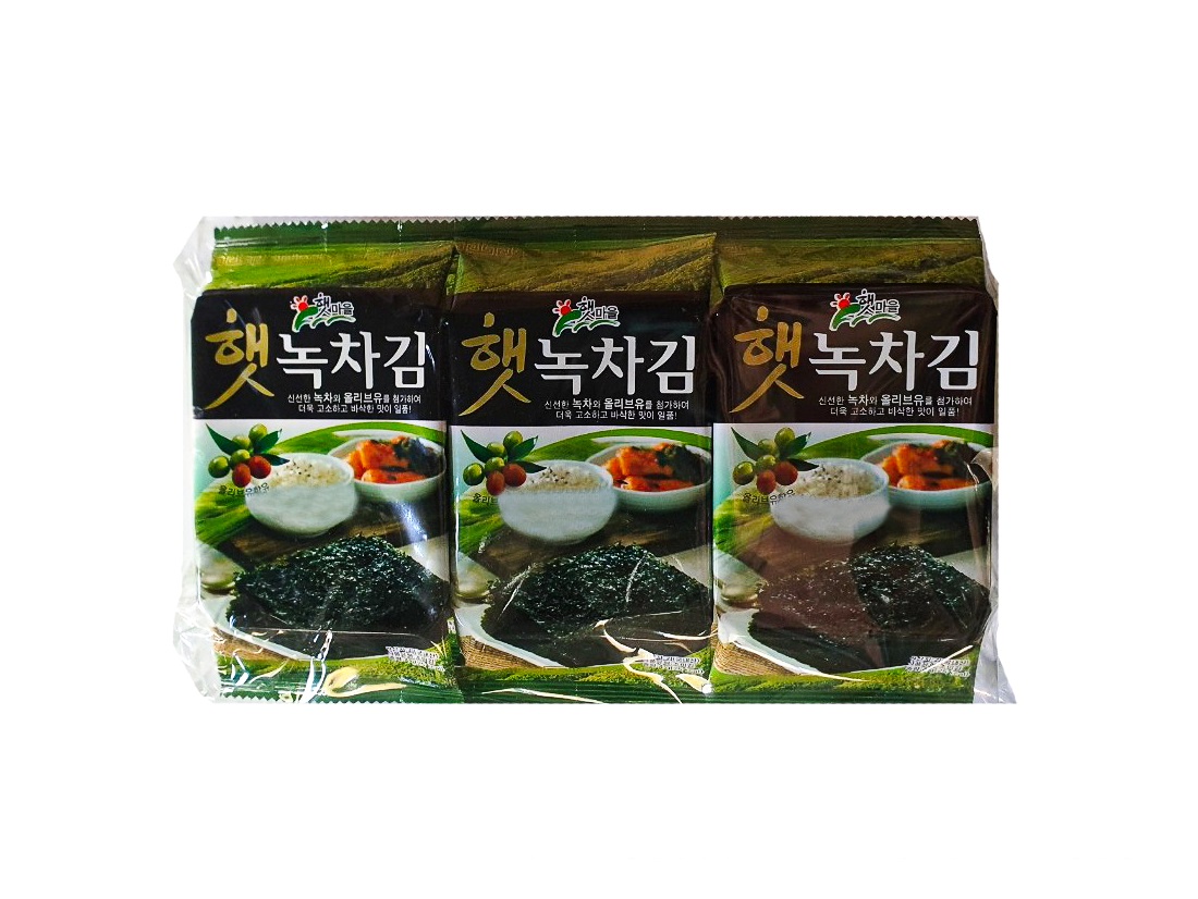 [햇마을]올리브유 햇녹차김 (4gx9개입) : 오성푸드몰