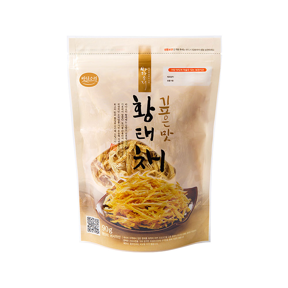 [바다소리] 용대리 깊은맛 황태채  90g 맥주안주 단백질 반찬 : 선해수산 바다소리