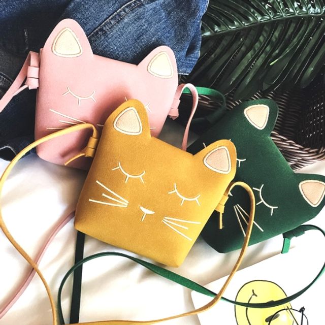 큐트 고양이 미니크로스백 가방 크로스백 여성가방 미니크로스 핸드백 캐주얼 : 티티티몰원