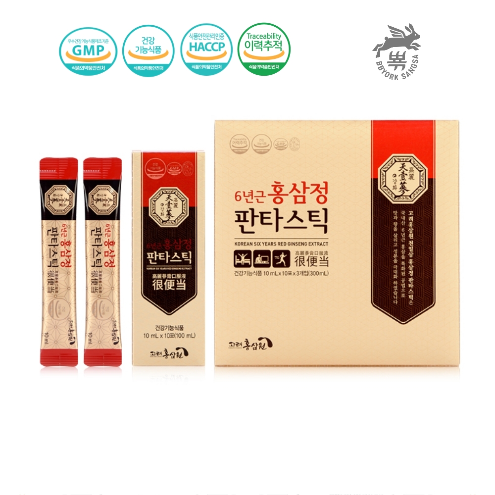 6년근고려홍삼정 스틱 고려홍삼원 : 뾲상사
