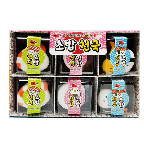 2000 초밥천국 말랑이 주물럭 (12입) : 경원유통