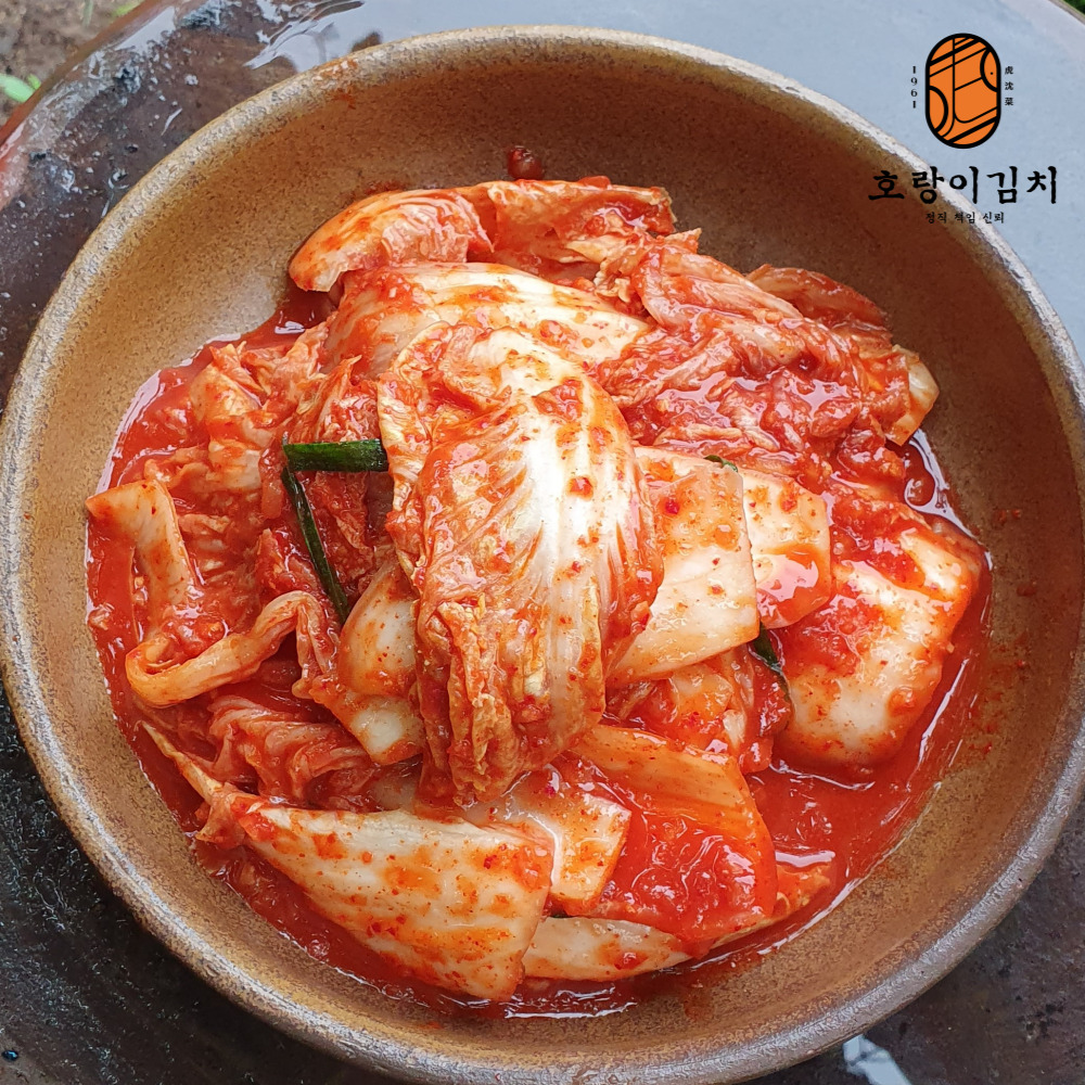 국내산 배추 겉절이 김치 1kg/2kg 당일제조 : 호랑이장터 농업회사법인