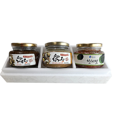 소라성게젓200g + 소라게우젓200g +한치젓200g : 승진게우젓