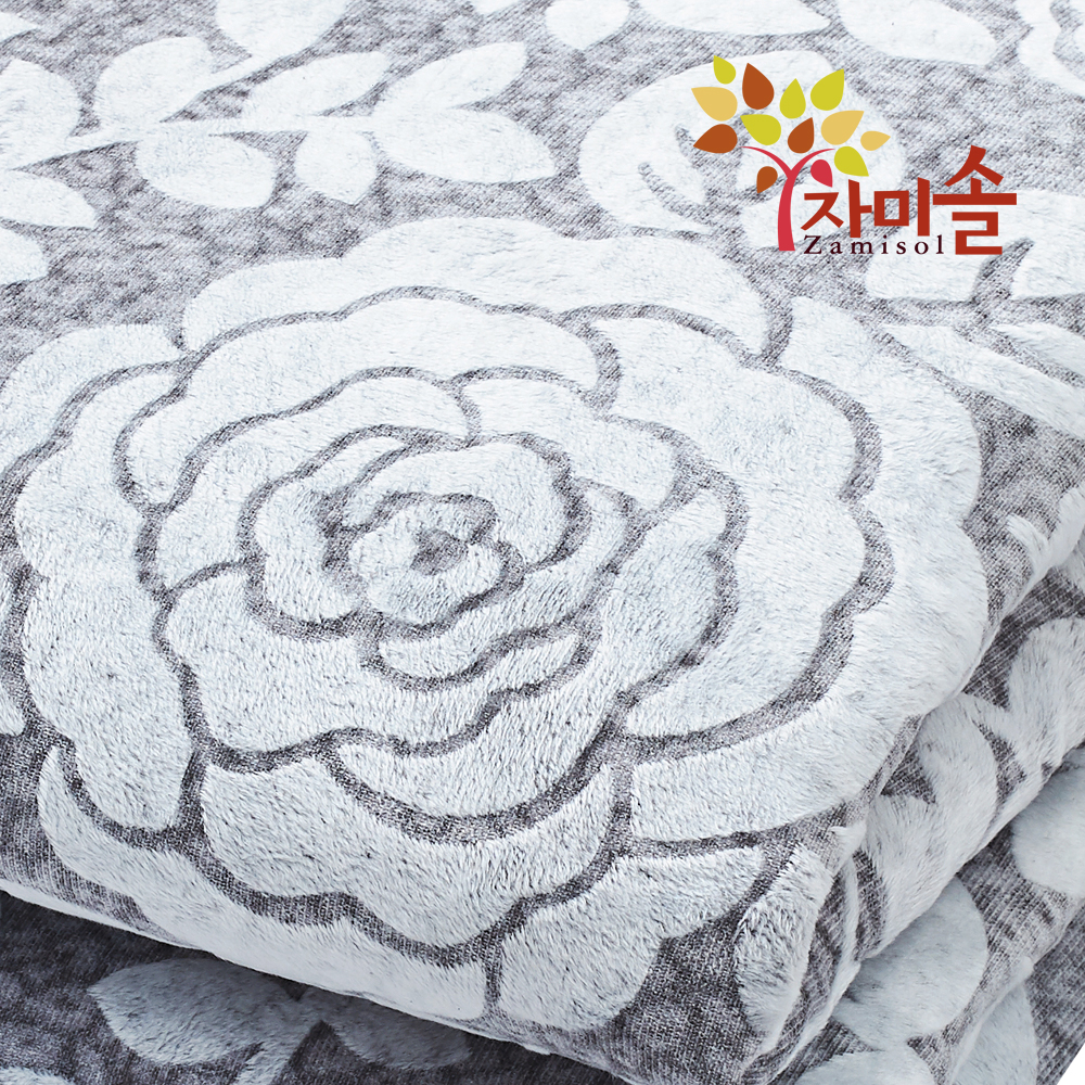 자미솔 전기요 브라운 로즈 싱글 180X100cm EMF인증 전자파 차단 물빨래가능 : 길몽드 닷컴