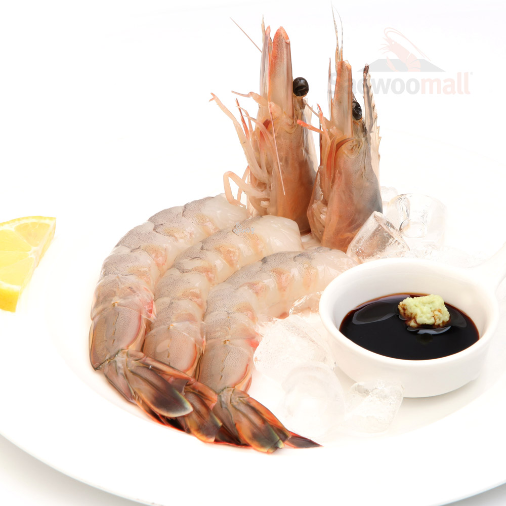 자연산 냉동 대하 500g 선동 국산 구이용 새우 : 새우몰