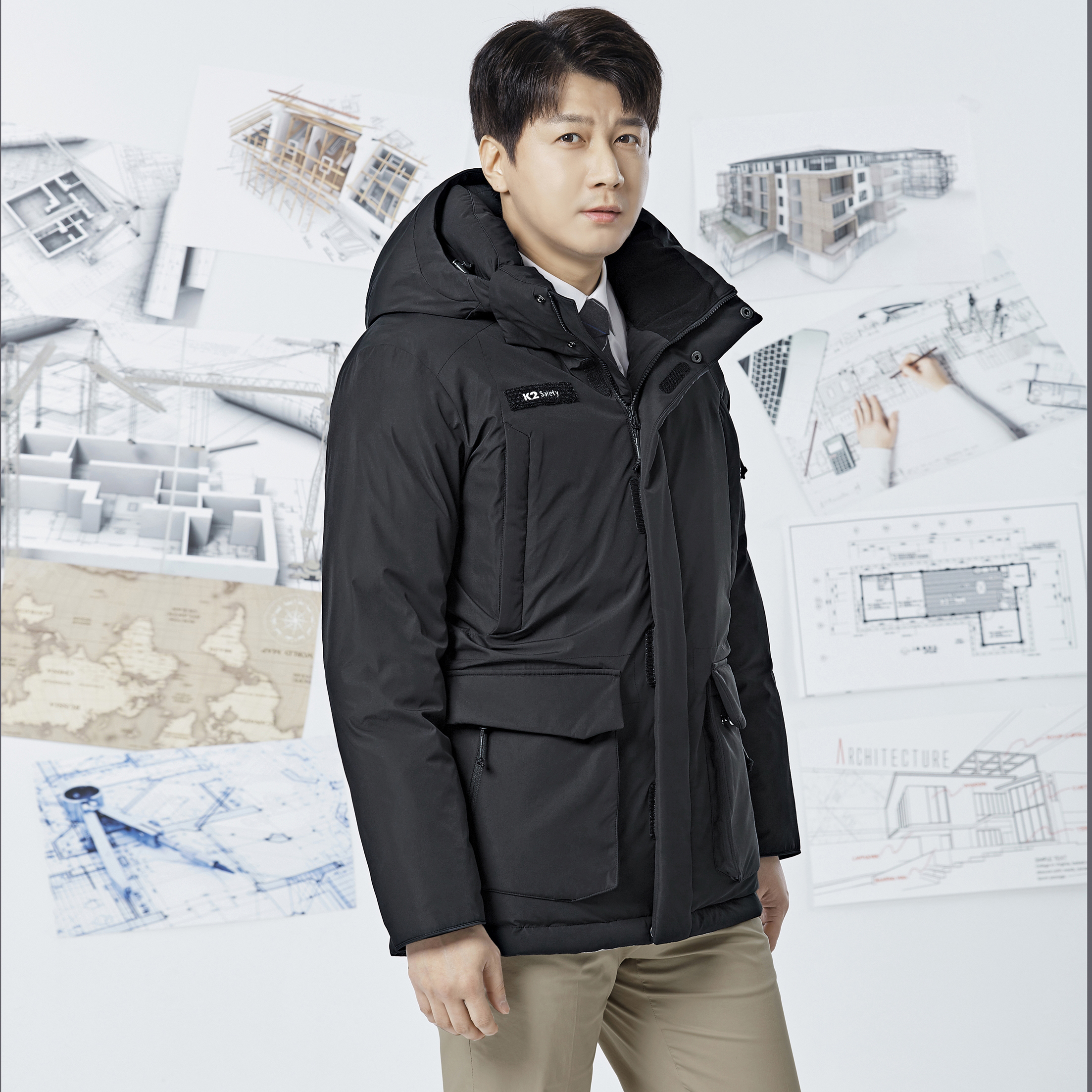 [21JK-F101] k2 safety 가을 겨울 추동점퍼 방한복 근무복 작업복 : 은혜상사 주식회사