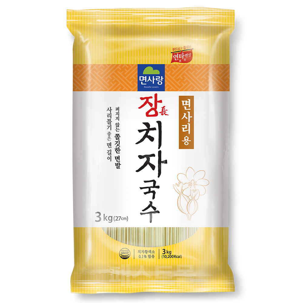 면사랑 장 치자국수 3kg, 1개 : 패스트몰 스토어