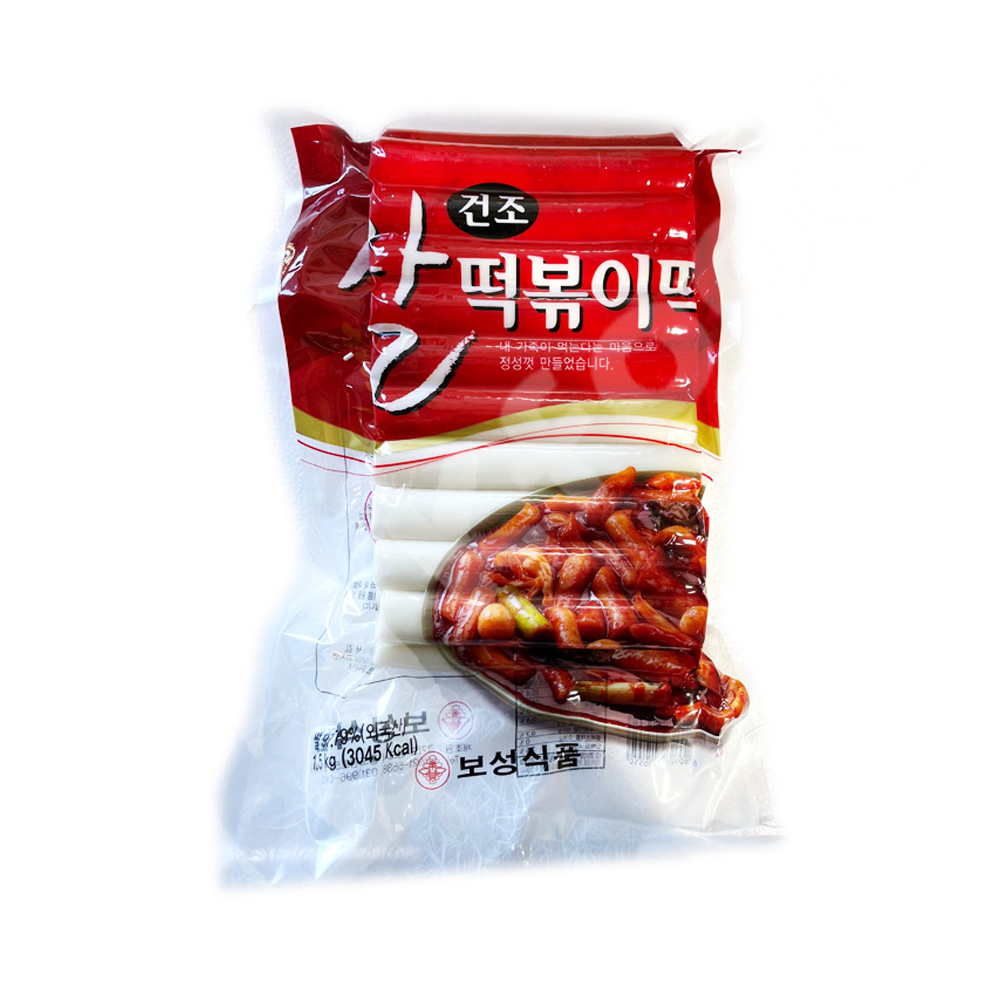 보성식품 건조 통 가래떡 쌀가래떡 1.5kg : 예또몰