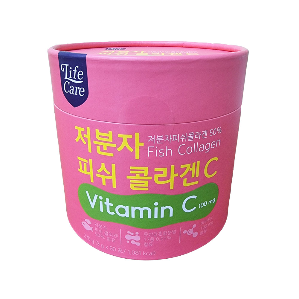 라이프케어 저분자 피쉬 콜라겐C 3g x 90포 : THE 담다
