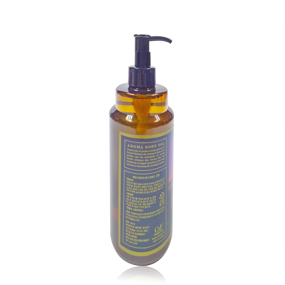 씨앤에프 태반 오일 300ml 아로마테라피 바디에센스오일 피부보습 : 사우나용품몰