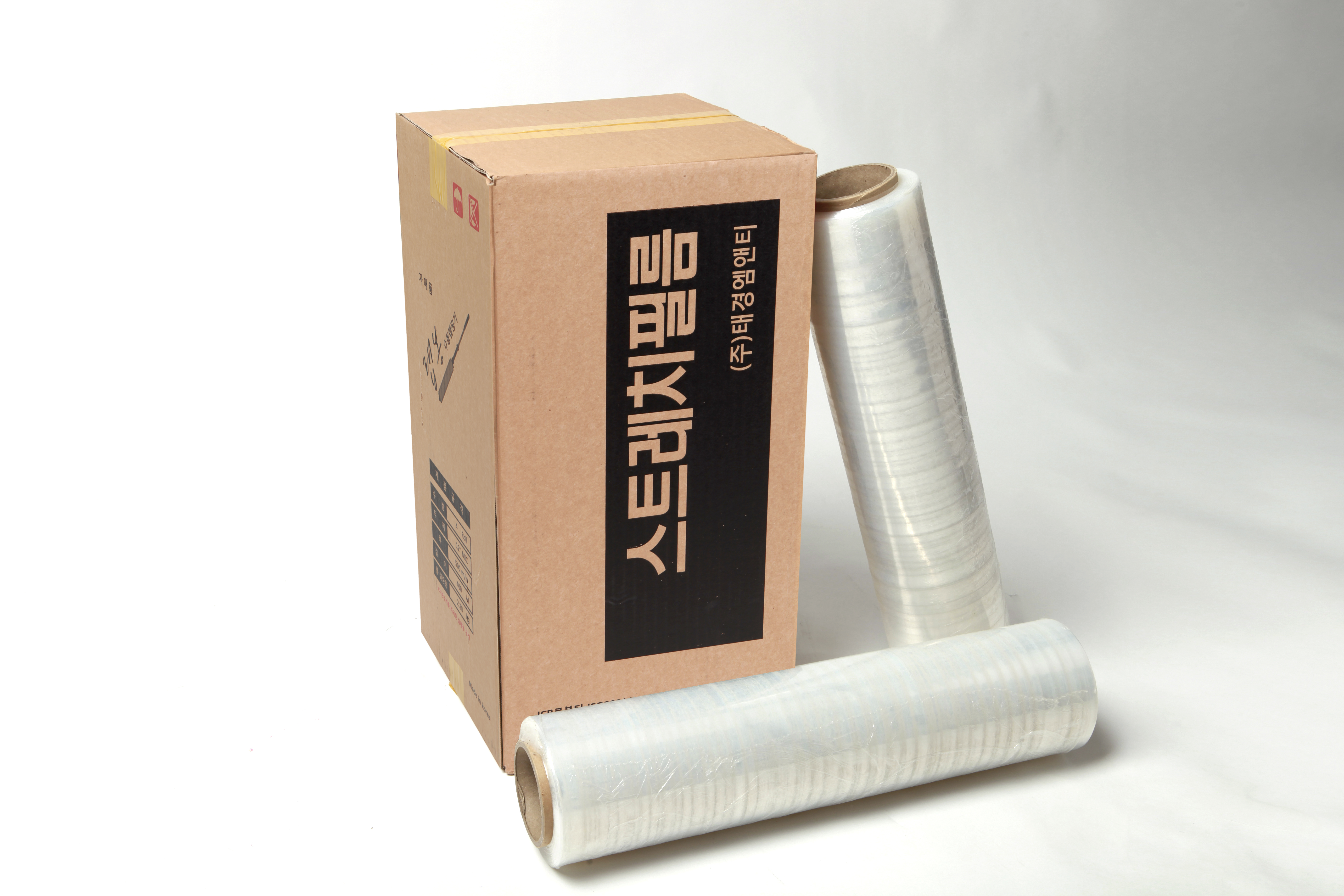 태경엠앤티 랩봉 특화 스트레치필름 공업용랩 포장랩 stretch film 10μm, 12μm 400m : 태경엠앤티