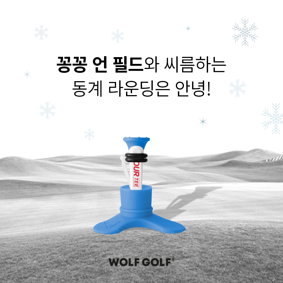 티맥스 올시즌 투어티 세트 동계형 티꽂이 에이밍 고무티 : 울프골프