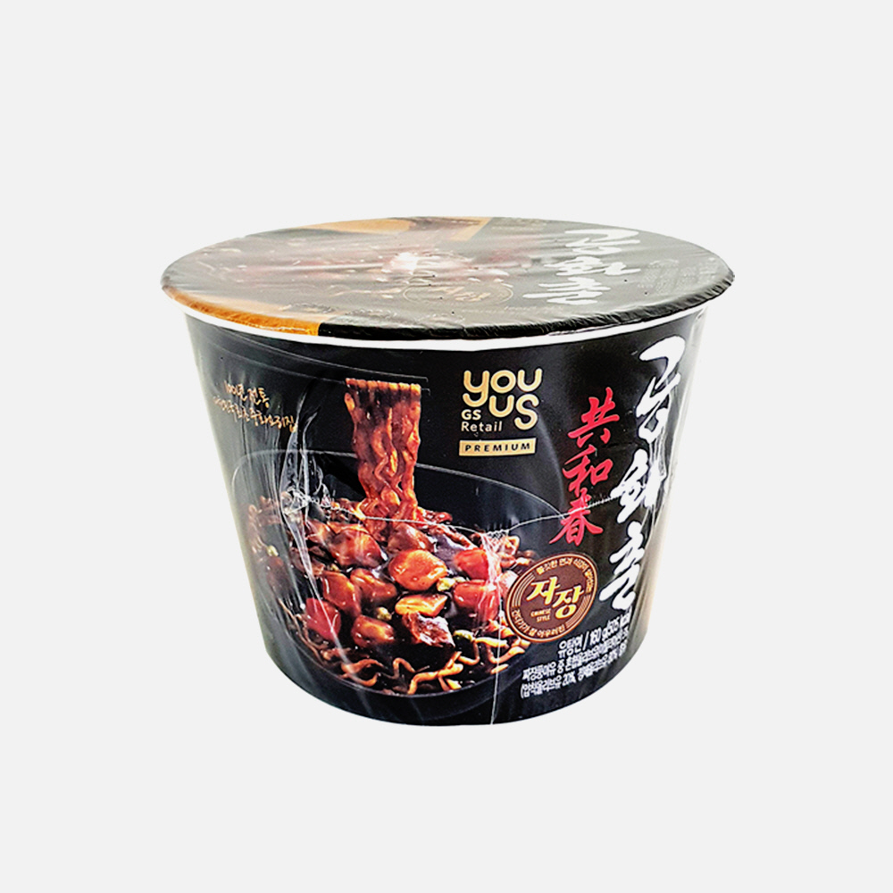 유어스 공화춘 짜장 컵라면 160g 16개입(한박스) : 챙기미