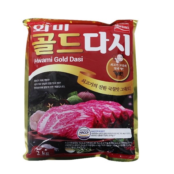 화미 골드다시2kg 1개 : 달인식자재마트