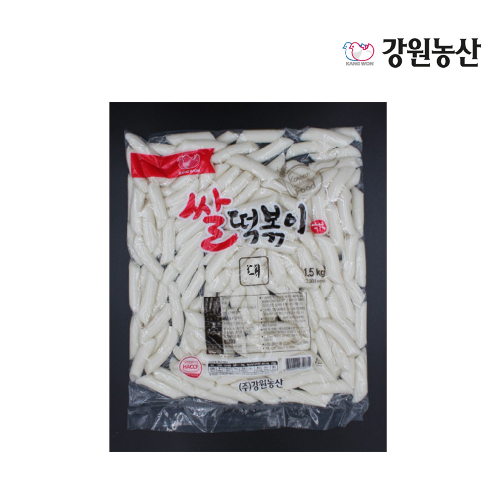 강원농산 쌀떡볶이 대 1.5kg : 천일푸드