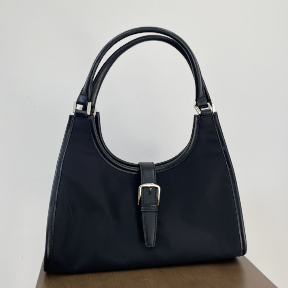belted bag 블랙 벨트 포인트 토트백 벨티드 숄더백 데일리 가방 : mayz 메이즈