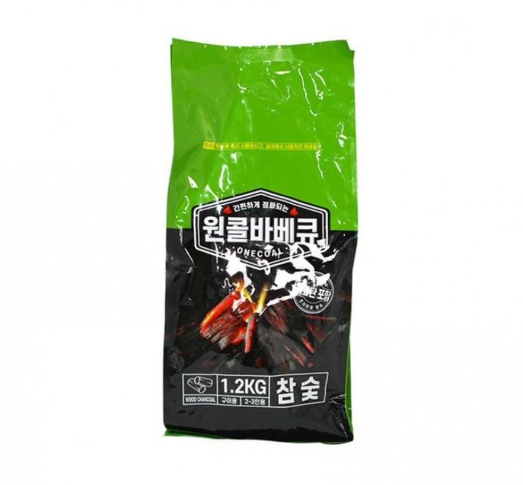 원콜 바베큐 참숯1.2kg : 엠티로드
