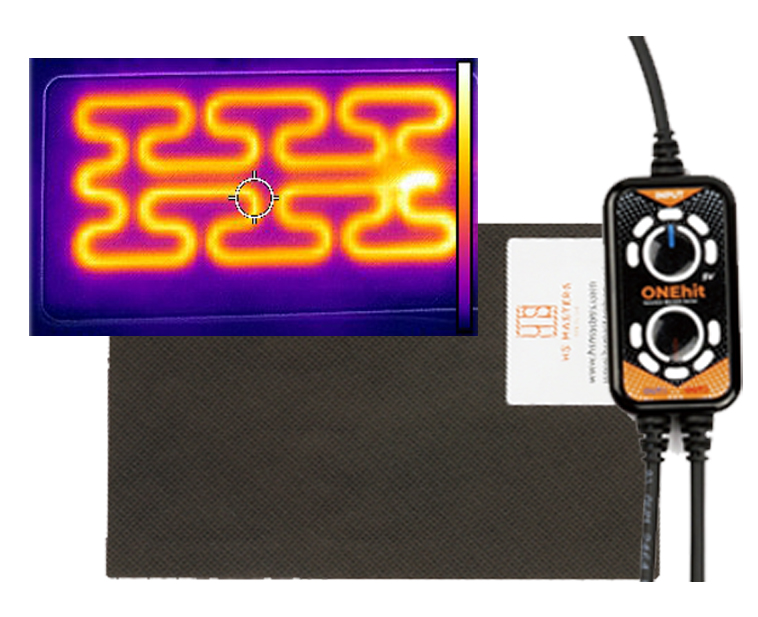 원히트 USB 온열 히팅 패드 플러스 - 원히트 발열패드 H2013P / USB 5V 2A 권장(캠핑 낚시 등) : 토모테크