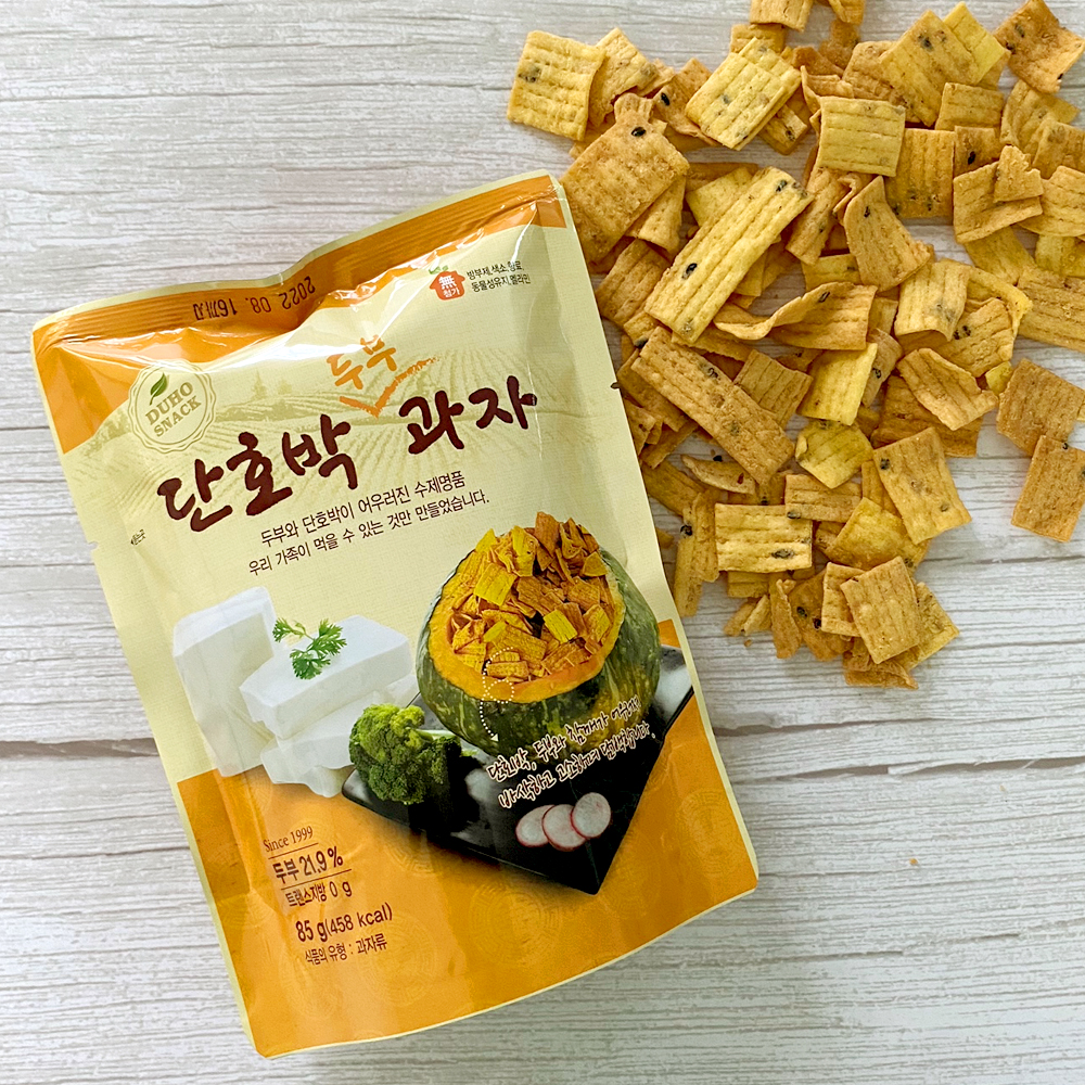 두호식품 단호박 두부 저칼로리 살안찌는 다이어트 간식 과자 110g 10개 : 버니스마켓