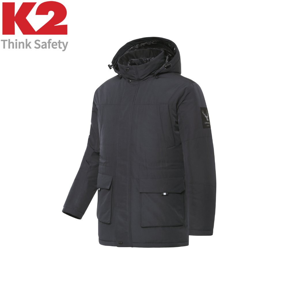 K2 케이투 겨울 근무복 자켓 LB2-F143 생활방수 패딩자켓 탈부착 내피 하프 자켓 : 매그넘 컴퍼니