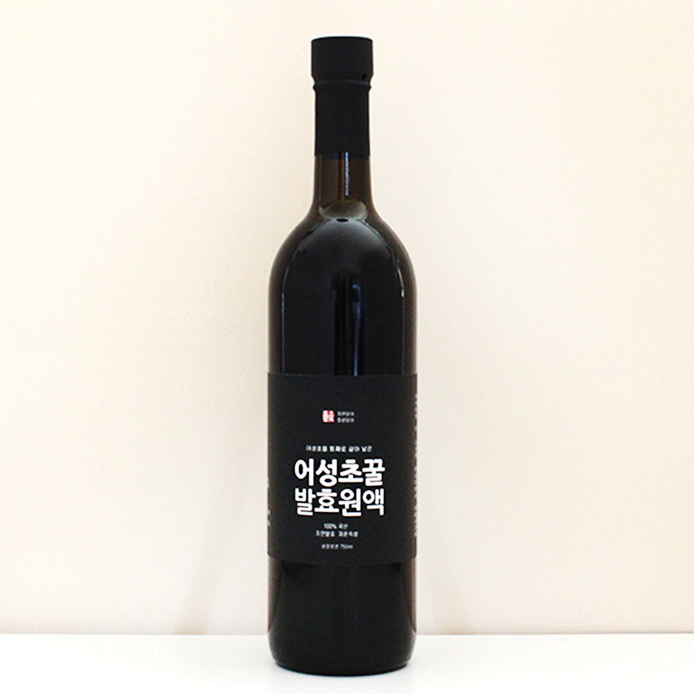 국산 어성초 효소 발효액 물 한방울 없는 생어성초 착즙 발효원액 350ml(7년 숙성) : 토람