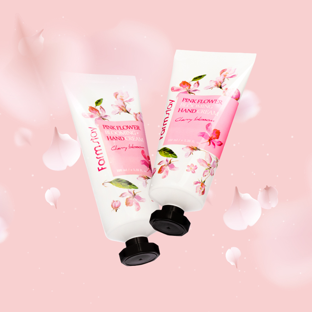 팜스테이 핑크 플라워 블루밍 대용량 핸드크림 체리블러썸 100ml : 팜스테이 FarmStay