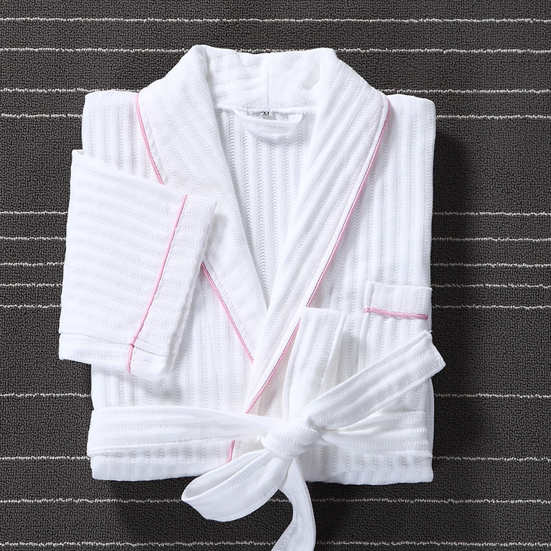 bathrobe 샤워 가운 까운 베스로브 배스로브 호텔 모텔 골프장 목욕 여성용 면 100 여름 드레싱 팜므 플러스 사이즈 타월 신부 들러리 롱... 