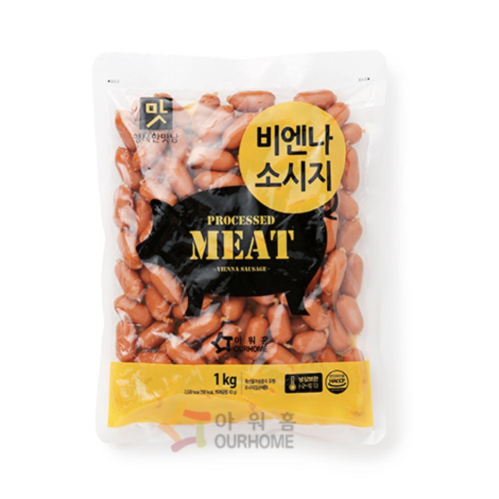 아워홈 비엔나 소시지 1kg x 10개 : 그린푸드마켓