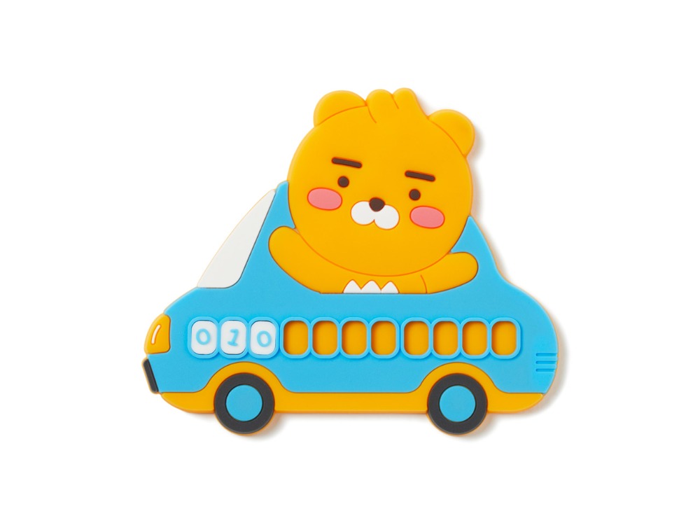 카카오프렌즈 리틀 라이언 주차 번호판 차량 꾸미기 : 샤스트