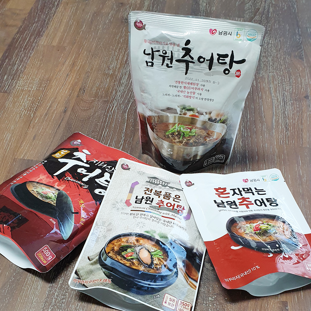 남원추어탕-(4종) 혼자먹는추어탕, 오직 국내산재료, 혼밥, 실온보관 전통방식 : 씨위드마켓