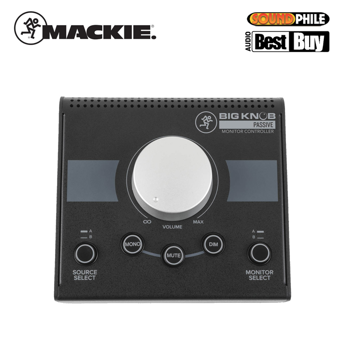 MACKIE BIG KNOB PASSIVE 맥키 빅노브 패시브 스튜디오 모니터 컨트롤러 [공식수입정품] : 오디오베스트바이