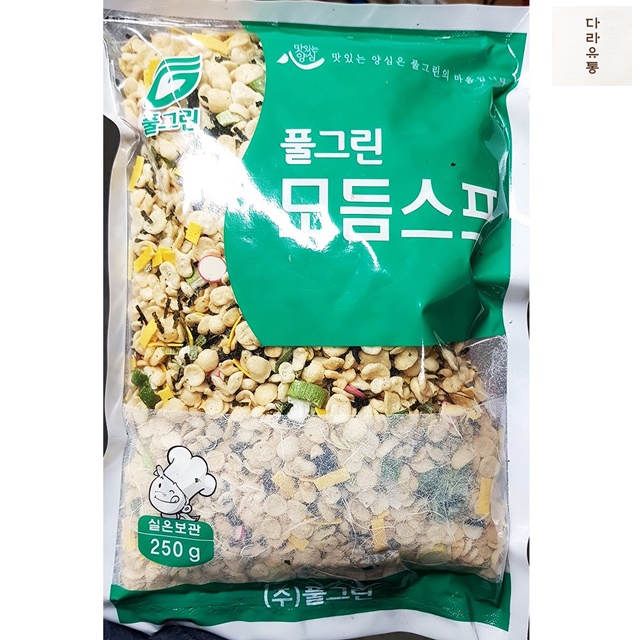 풀그린 건더기 스프 250g X5 우동건더기 식자재 마트 : 다라유통